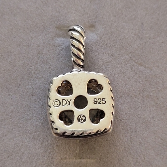 David Yurman Petite Albion Prasiolite & Diamonds pendant - Picture 5 of 13